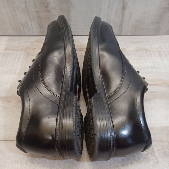 ✅NUNN BUSH BLACK LEATHER OXFORD SHOES MENS SZ 10M MANAGER COMFORT SHOE 84175-001 - Picture 7 of 13